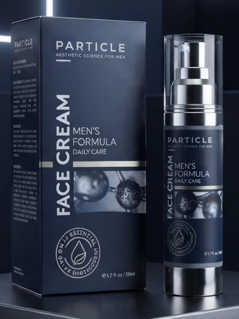 Particle Face Cream for Men 6-in-1 Anti Aging Cream Dark Spots Eye Bags New